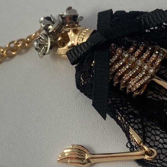 Betsey Johnson Skeleton Necklace - Picture 8 of 13